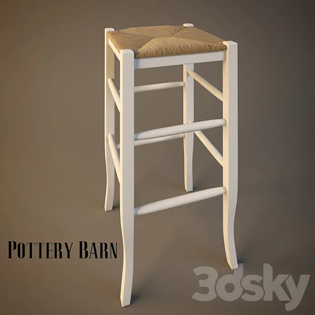 POTTERY BARN _ NAPOLEON BARSTOOL 3DModel