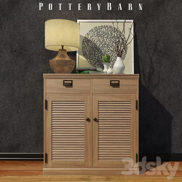 Pottery Barn Accessories 3D Model