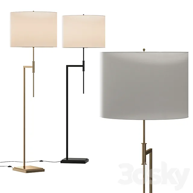 Pottery Barn Atticus Floor Lamp 3D Model
