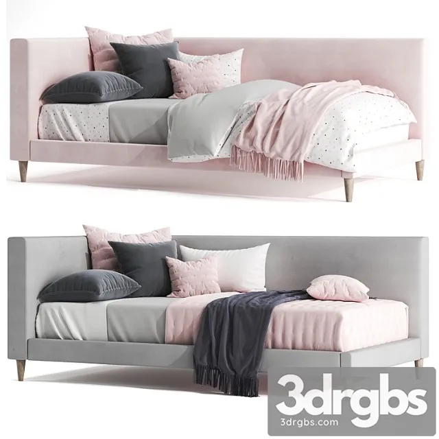 Pottery Barn Corner Timo Bed 3D Model Free