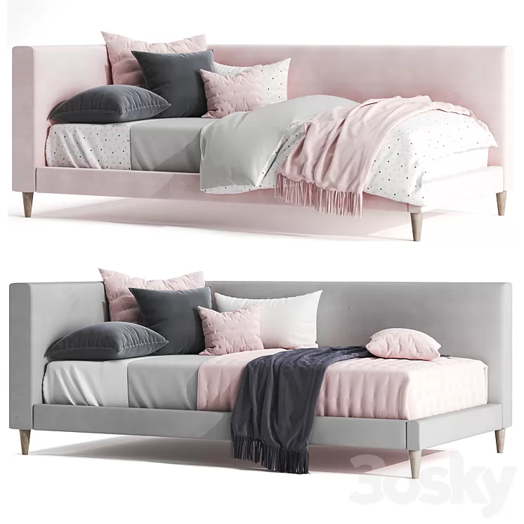 Pottery Barn corner timo bed 3D Model