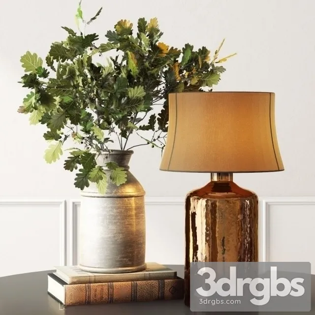 Pottery Barn Decorative 3D Model Free