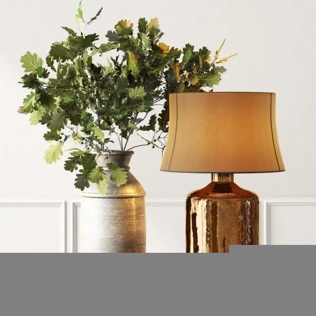 Pottery Barn Decorative Set 3D Model Free