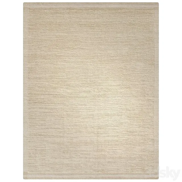 Pottery Barn Flannery Performance Rug 3D Model