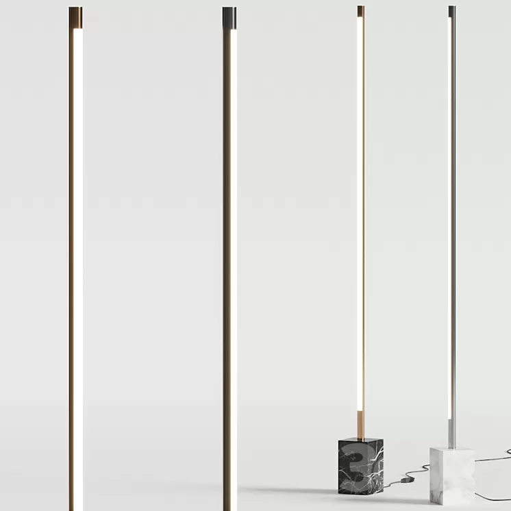 Pottery Barn Henry Wall Washer Floor Lamps 3D Model Free