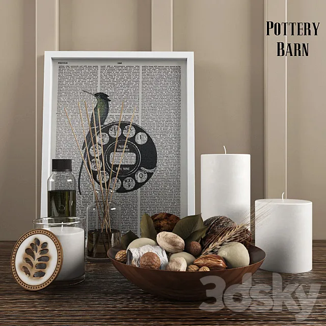 Pottery Barn HOMESCENT COLLECTION 3D Model