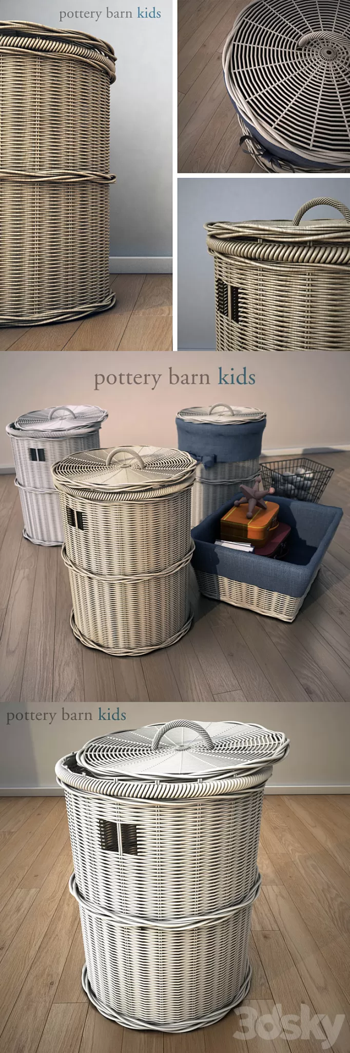 Pottery barn kids basket.