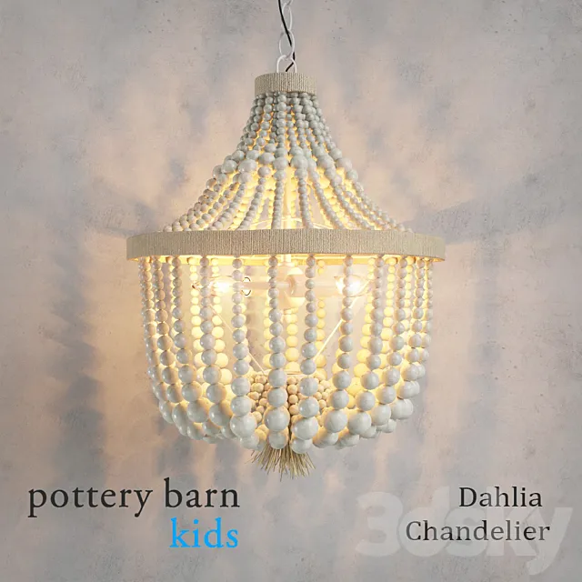 Pottery Barn Kids Dahlia Chandelier 3DModel