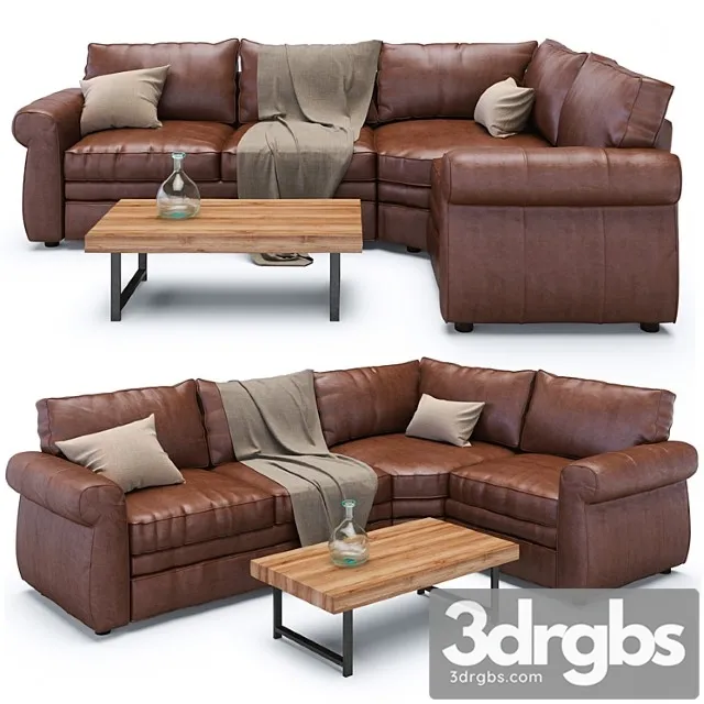 Pottery barn pearce + griffin table 2 3D Model Free