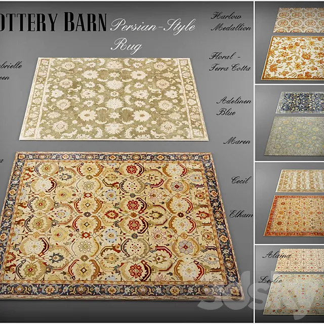 Pottery Barn "Persian Style" 3D Model