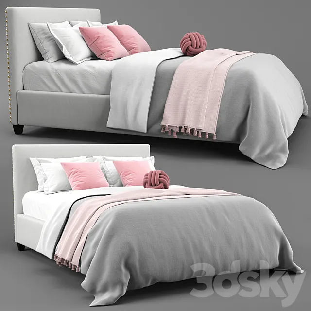 Pottery Barn Raleigh Bed 3DModel