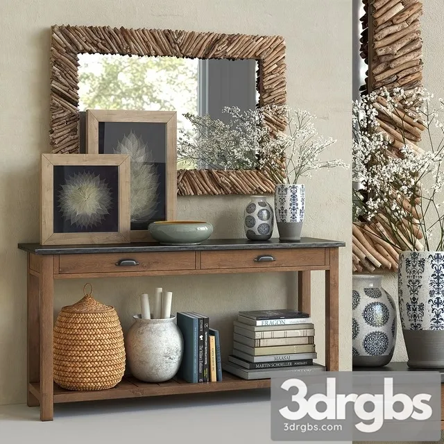 Pottery Barn Set 3D Model Free