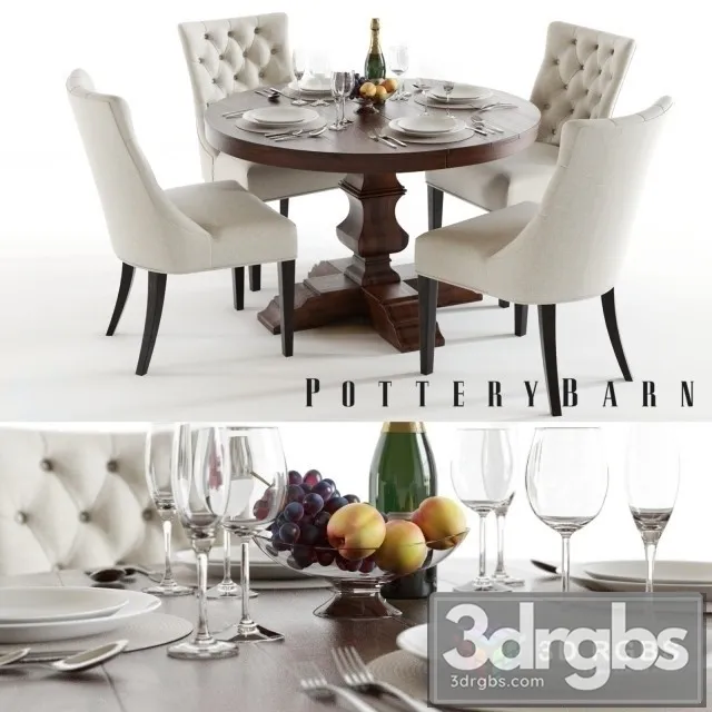 Pottery Barn Tivoli And Sorrel 3D Model Free