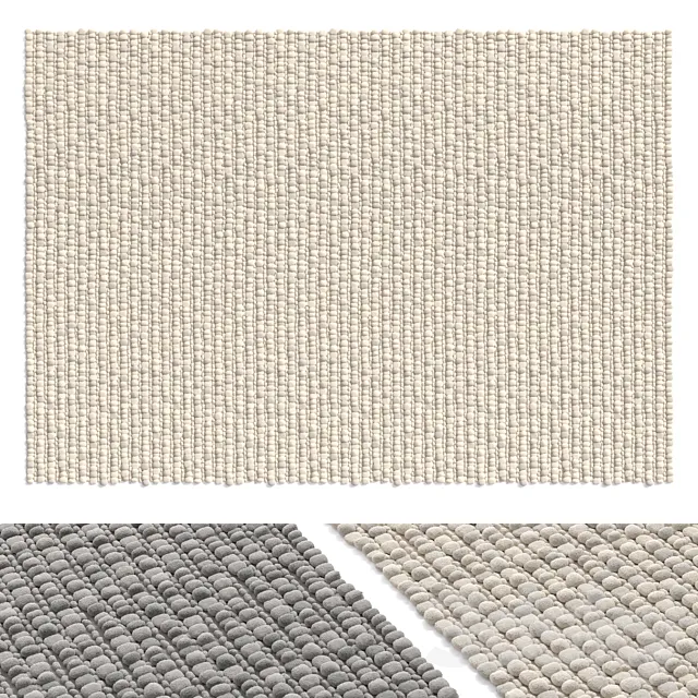 Pottery Barn Wool Rug 3D Model