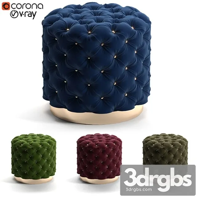 Pouf 001 2 3D Model Free