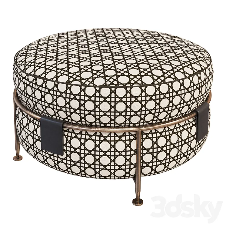 Pouf Amaretto by Sicis 3D Model Free