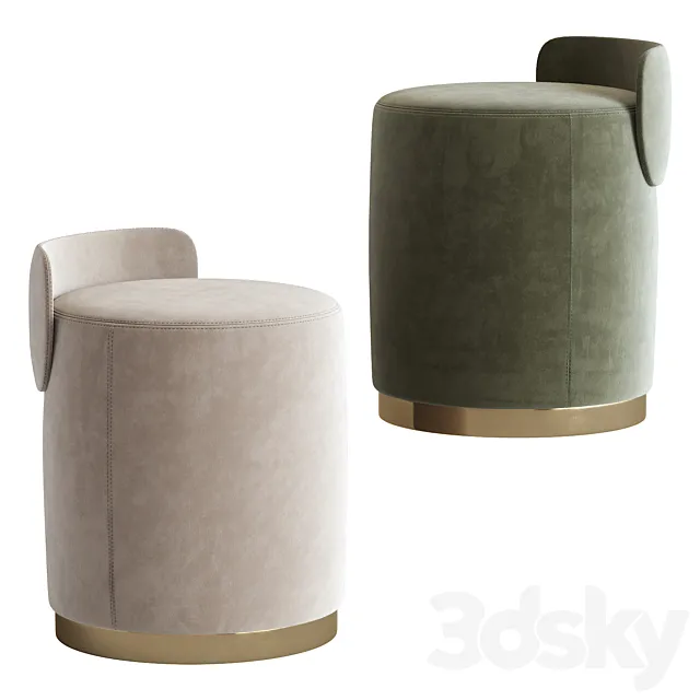 Pouf Andrew Martin 3D Model