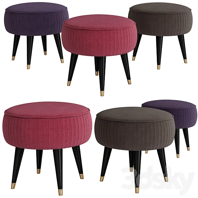 Pouf AUDREY Koket by Covet Lounge 3DModel
