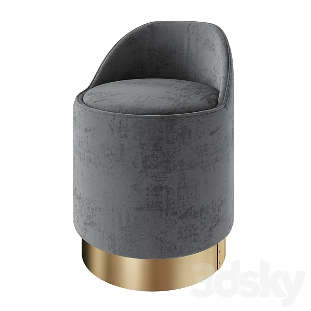 Pouf Broadway 3D Model