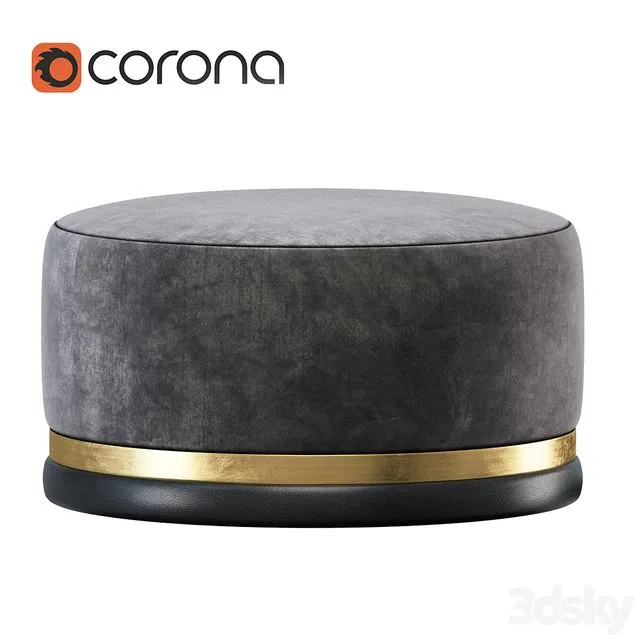 Pouf Cazarina 3D Model