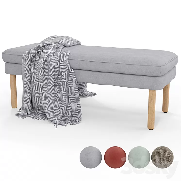 Pouf Charley 3D Model