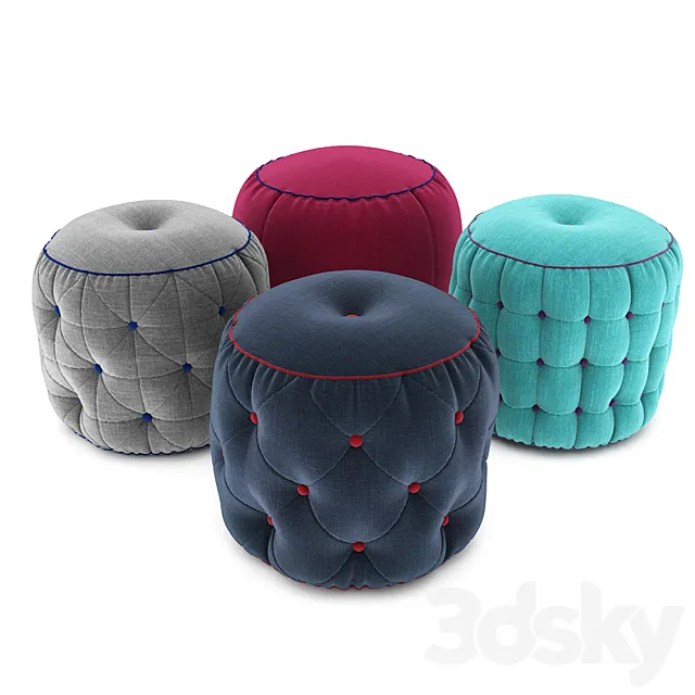 Pouf collection 05 3DModel