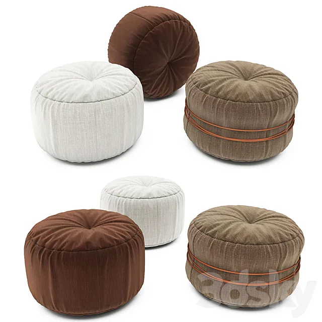 Pouf collection 08 3DModel