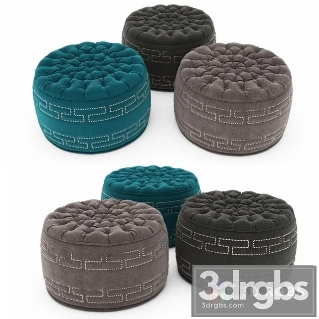 Pouf Collection 11 3D Model Free