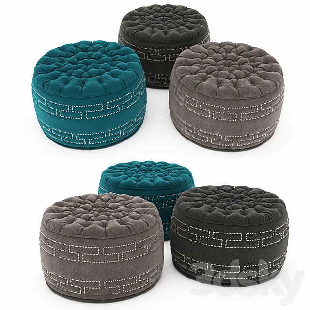 pouf collection 11 3DModel