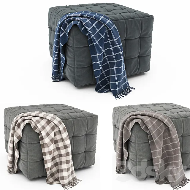 Pouf collection 15 3DModel