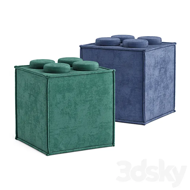 Pouf Cube OM Free Download