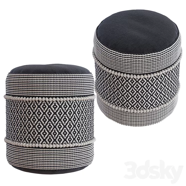 Pouf CURICO 3D Model