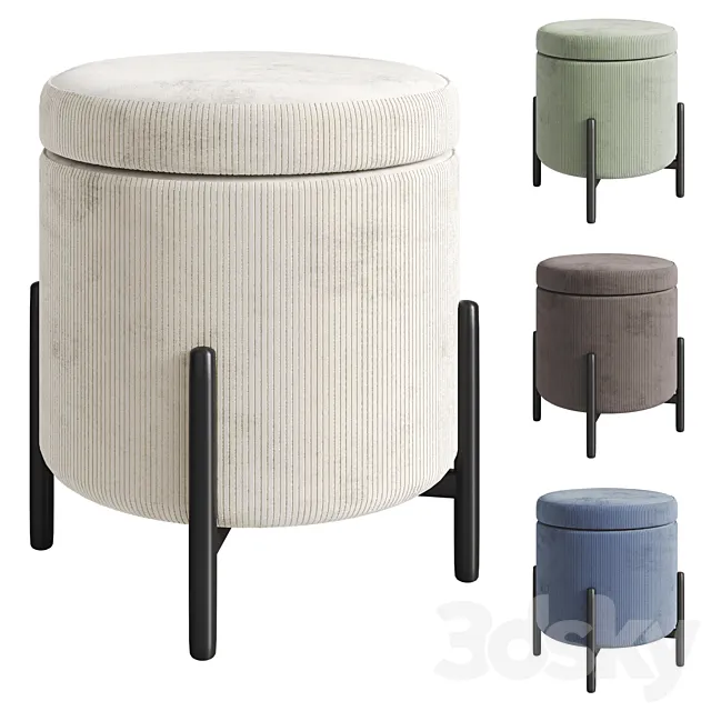 Pouf Dali from INMYROOM 3D Model