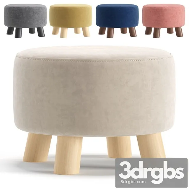Pouf Elvi 5 Colors Version Divan Ru Puf Elvi Divan Ru 3D Model Free