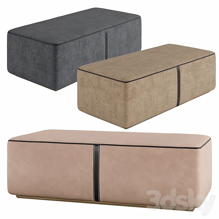 Pouf Erik 3D Model Free