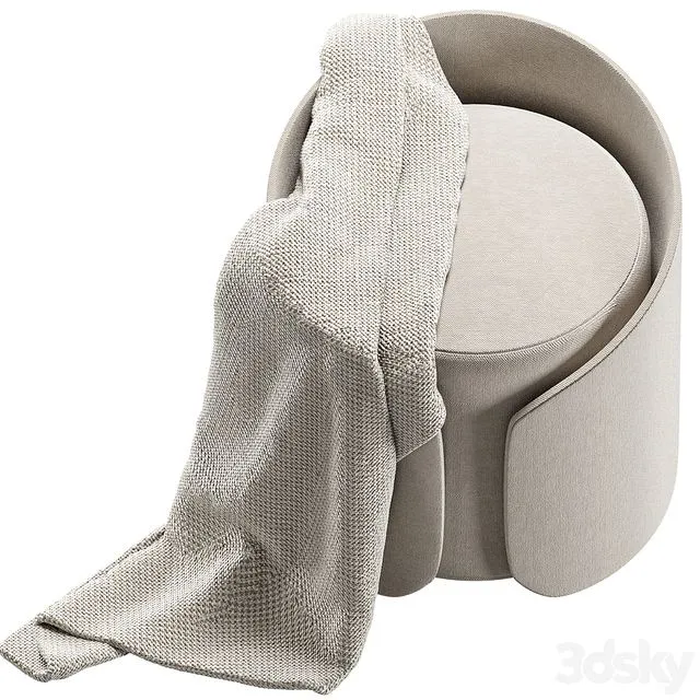 Pouf Furniture I Decor 3D Model