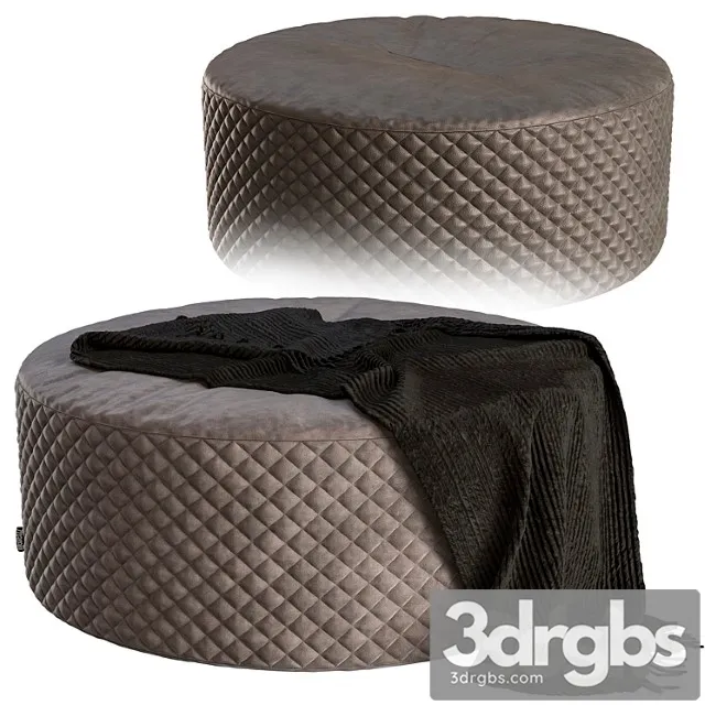 Pouf giulio marelli river 2 3D Model Free