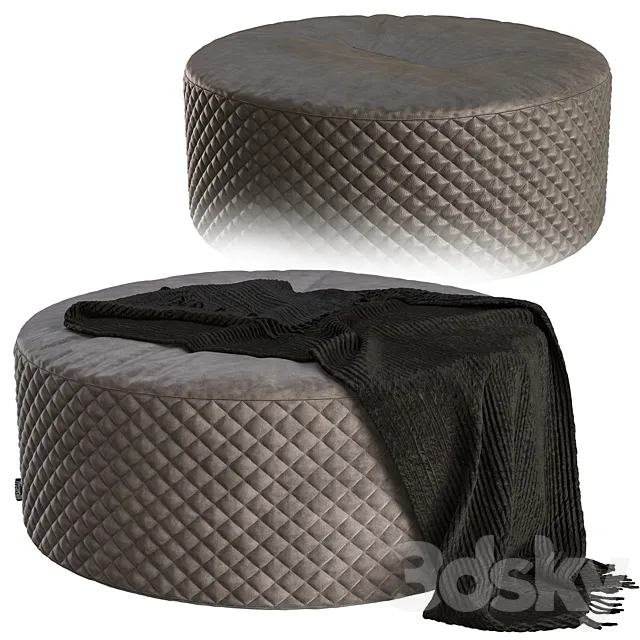 Pouf giulio marelli river 3DModel