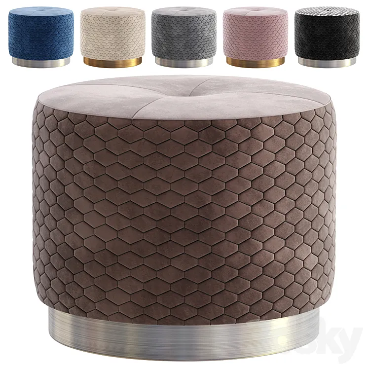 Pouf Honey by inmyroom.ru/Пуф Мед 3D Model Free