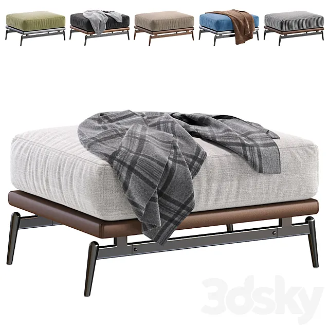 Pouf Ispani by ogogo.ru 3D Model