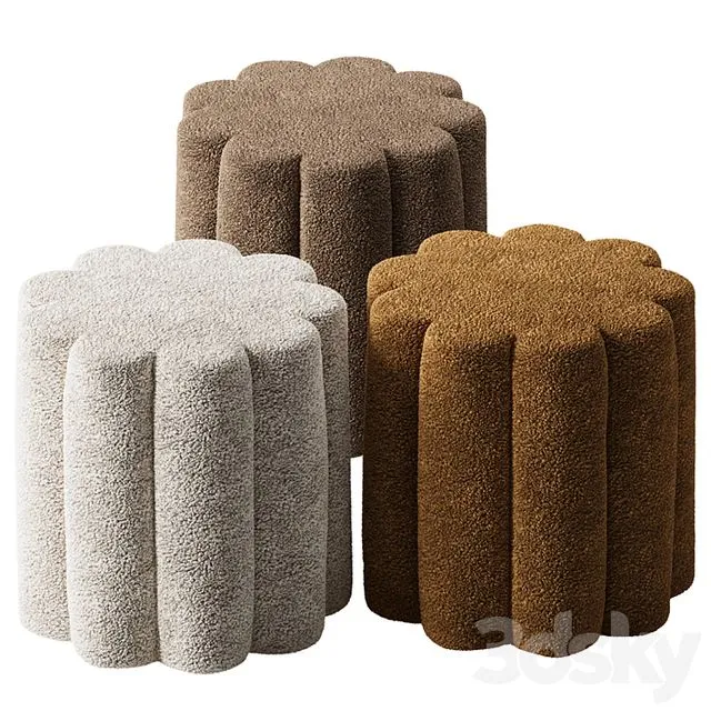 Pouf Justyna 3D Model