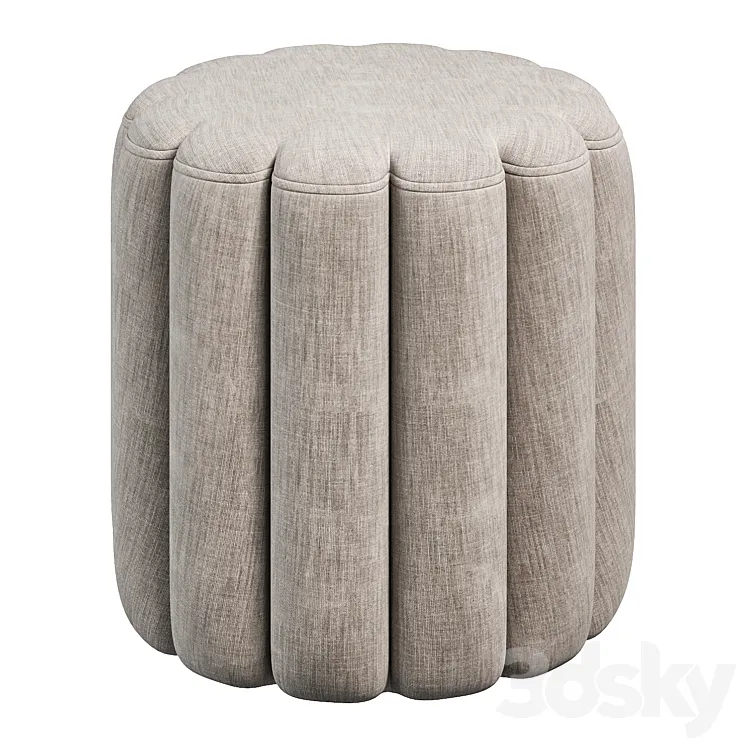 Pouf Justyna 3D Model Free