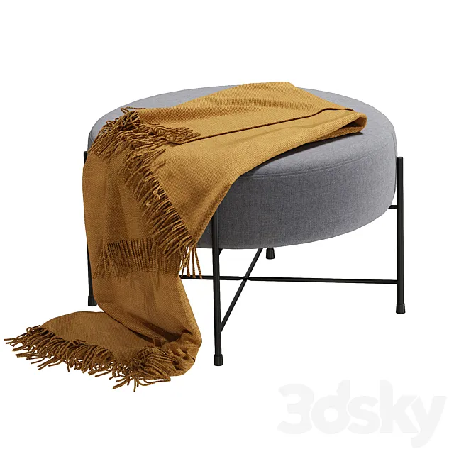 Pouf jysk padborg 3DModel