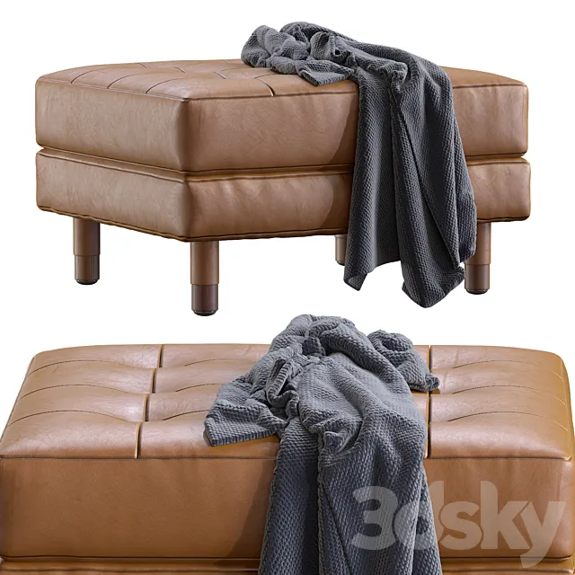 Pouf Landskrona leather By Ikea 3DModel