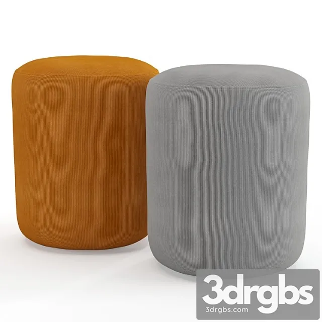 Pouf Lenou 3D Model Free