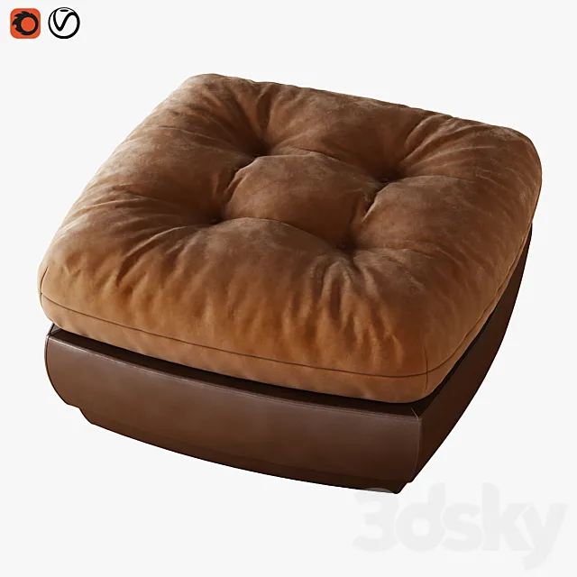 Pouf Malibu 3DModel