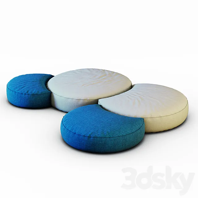 Pouf PASTICCA 3D Model