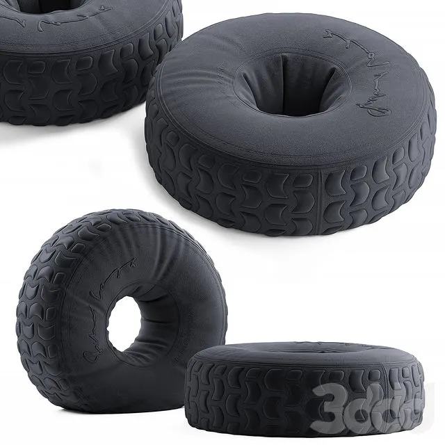 Pouf Richard Lampert PIT STOP 3D Model