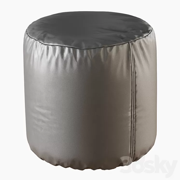 Pouf Round 3D Model