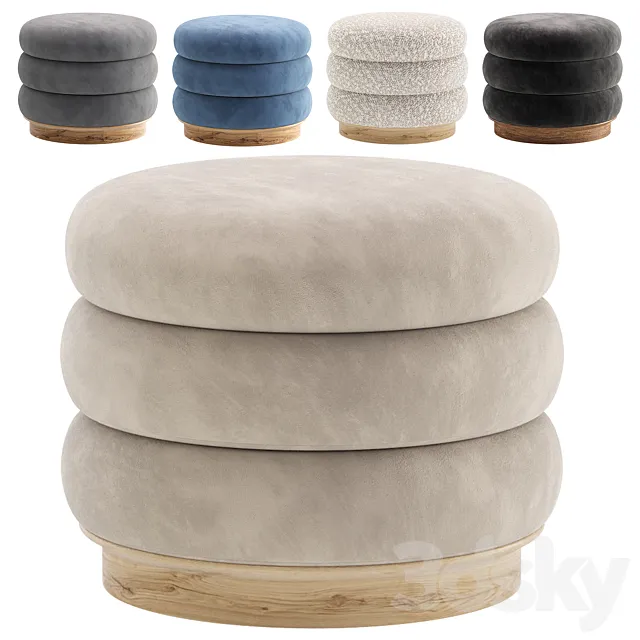 Pouf SELS by Cazarina Interiors_Пуф СЕЛС 3D Model